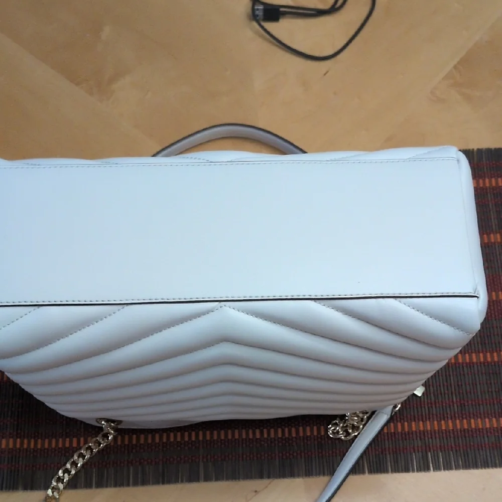 Michael Kors Whitney Cream Chain Strap Shoulder Bag